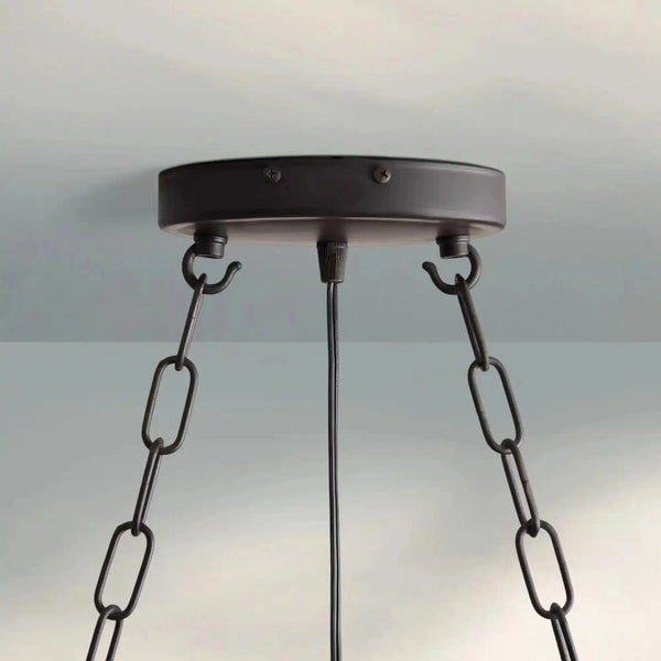 Aubrey 7 Light Oval Chandelier - Arialamps