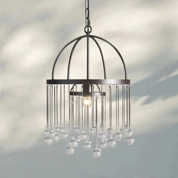 Aubrey Modern Crystal Ball Pendant Lamp - Arialamps