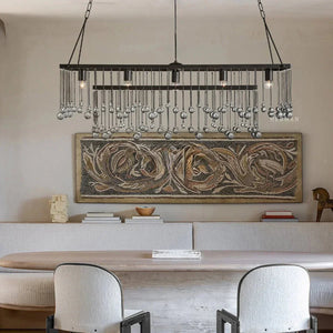 Aubrey Rectangular Chandelier 47''60'' - Arialamps
