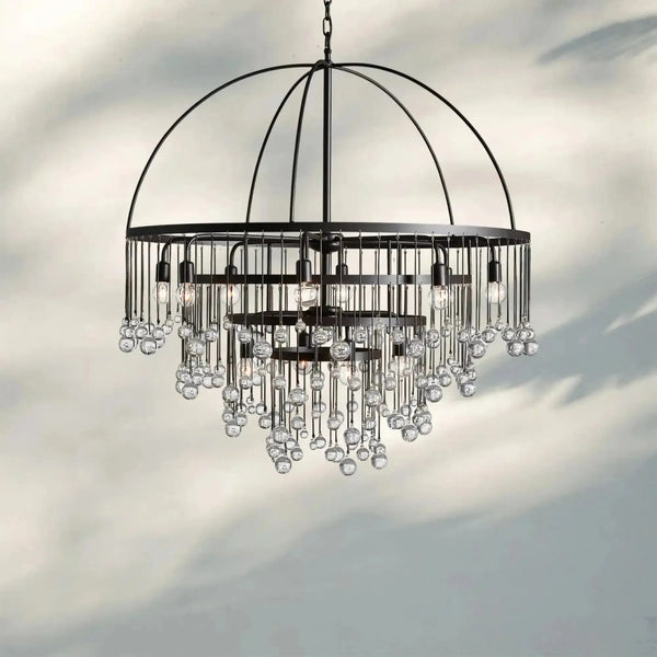 Aubrey Round Chandelier - Arialamps