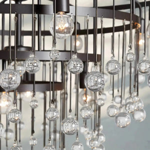 Aubrey Round Chandelier - Arialamps