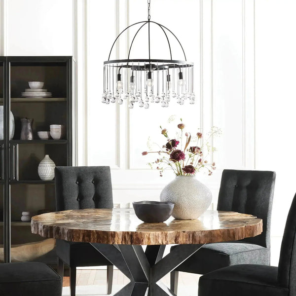 Aubrey Round Chandelier - Arialamps