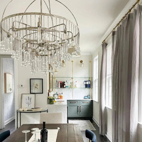 Aubrey Round Chandelier - Arialamps