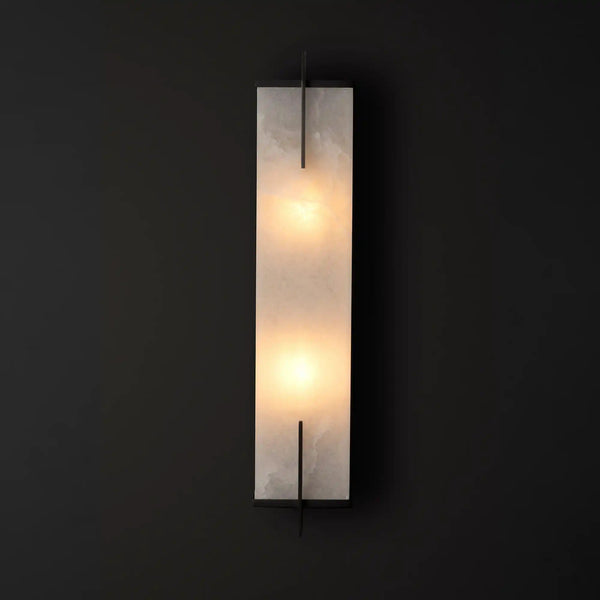 Beckett Alabaster Wall Sconce-NORMAL-Arialamps
