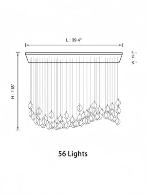 Bloom Chandelier-Arialamps
