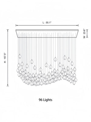 Bloom Chandelier-Arialamps