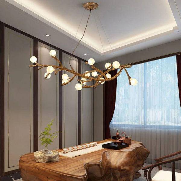 Boho Tree Branch Modern Chandelier-chandeliers for dining room,chandeliers for stairways,chandeliers for foyer,chandeliers for bedrooms,chandeliers for kitchen,chandeliers for living room-Arialamps
