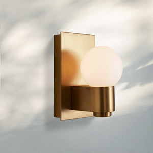 Casens Wall Sconce-Matte Opal-