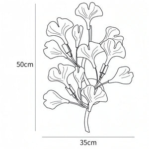 Ceramic Gingko Wall Lamp-