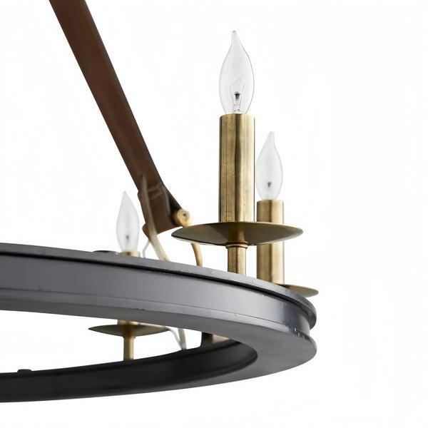 Chaney Chandelier 33”D - Arialamps