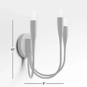 Curve Candelabra Wall Sconce - Arialamps
