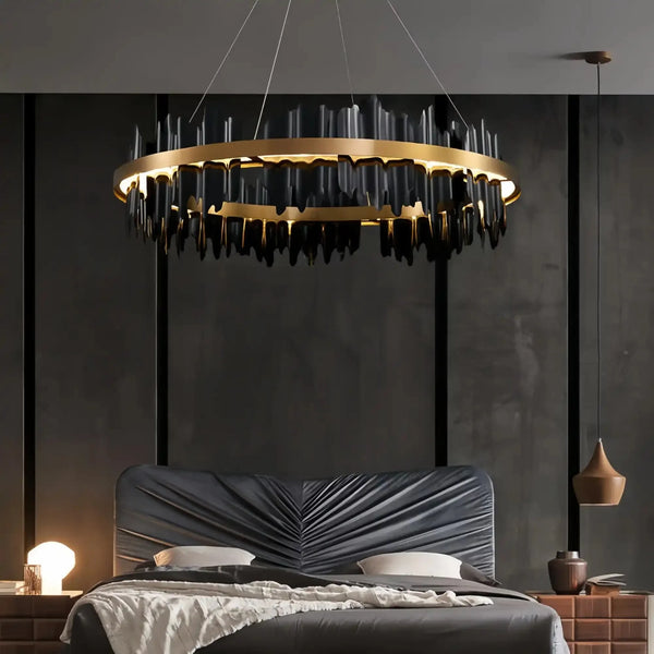 Dahlia Modern Ring Chandelier - Arialamps
