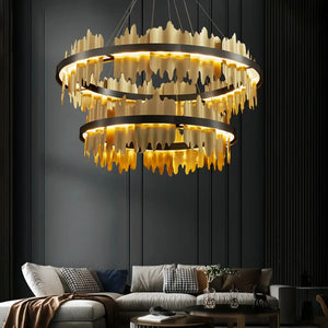 Dahlia Multiple Tier Round Chandelier - Arialamps