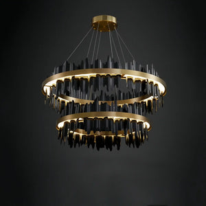 Dahlia Multiple Tier Round Chandelier - Arialamps