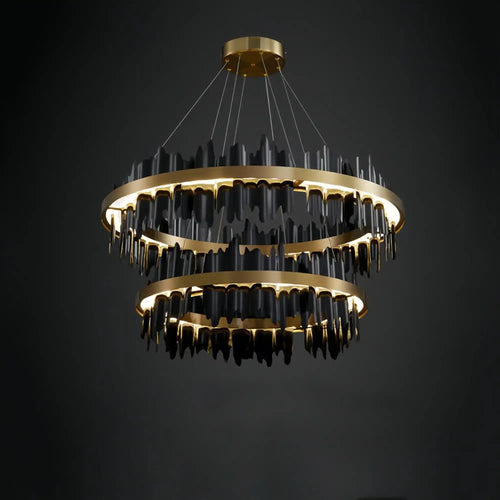 Dahlia Multiple Tier Round Chandelier - Arialamps