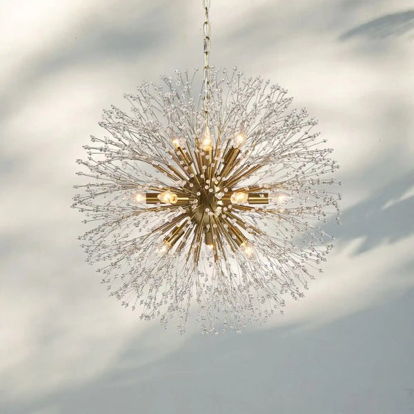 Dandelion Round Chandelier 22''30''43''-Lighting-Arialamps