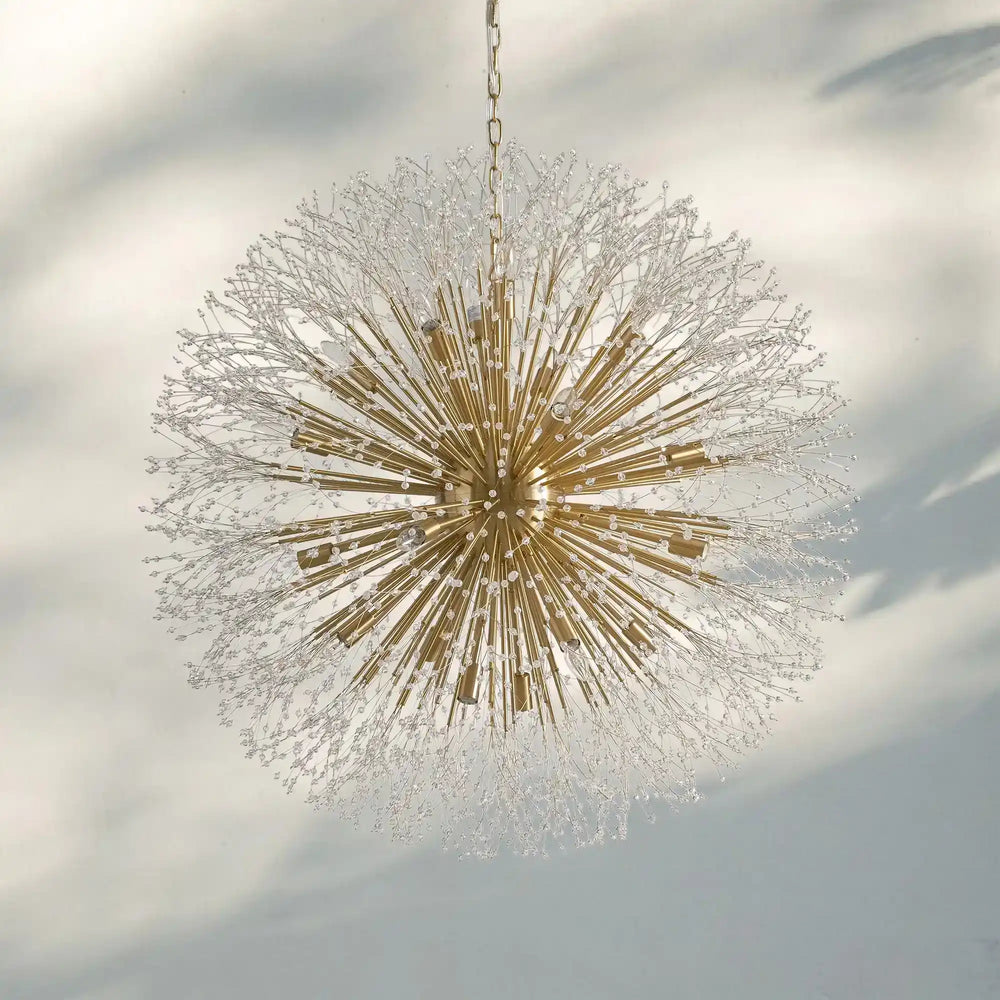 Dandelion Round Chandelier 22''30''43''-Lighting-Arialamps