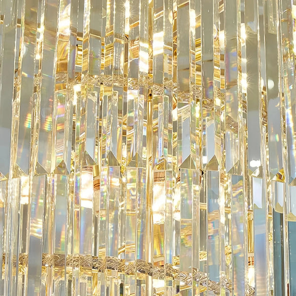 Danilo Multiple Tier Crystal Chandelier - Arialamps