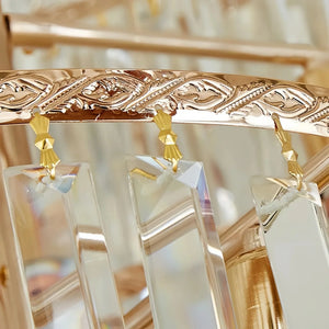 Danilo Multiple Tier Crystal Chandelier - Arialamps