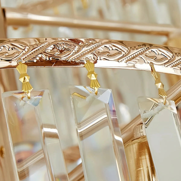 Danilo Multiple Tier Crystal Chandelier - Arialamps