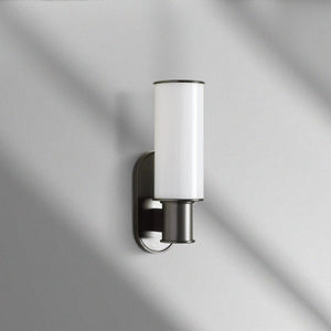 Harlin Modern Milk Glass Wall Sconce