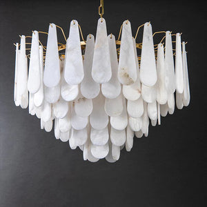 Deborah Alabaster Foyer Chandelier Lighting, Luxury Modern Lighting chandelier Kevin Studio Inc