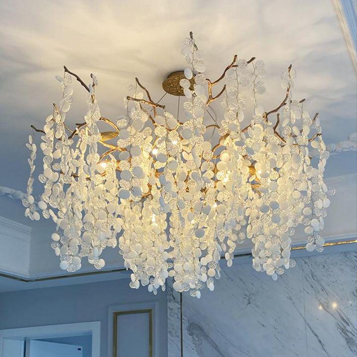 Donna Modern Round Branch Chandelier-chandeliers for dining room,chandeliers for stairways,chandeliers for foyer,chandeliers for bedrooms,chandeliers for kitchen,chandeliers for living room-Clear-Arialamps