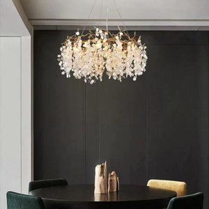 Donna Round Circle Fortune Tree Round Branch Chandelier-chandeliers for dining room,chandeliers for stairways,chandeliers for foyer,chandeliers for bedrooms,chandeliers for kitchen,chandeliers for living room-Arialamps