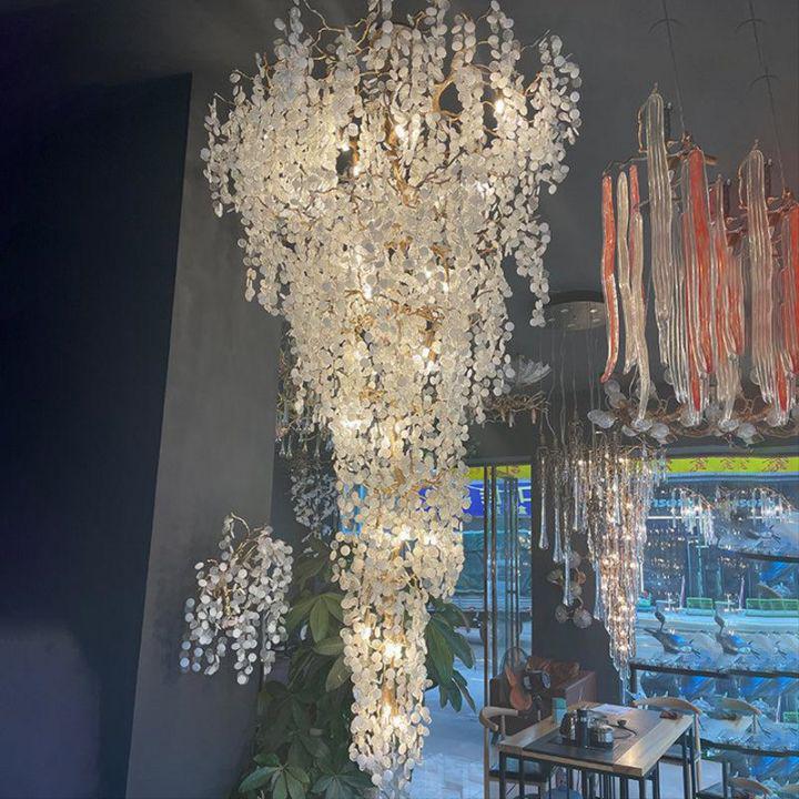 Donna Two-Tier Large Branch Chandelier-chandeliers for dining room,chandeliers for stairways,chandeliers for foyer,chandeliers for bedrooms,chandeliers for kitchen,chandeliers for living room-Arialamps