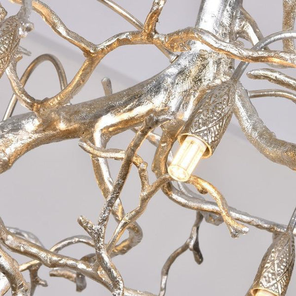 Doris Branch Crystal Chandelier Light-Chandeliers-Arialamps