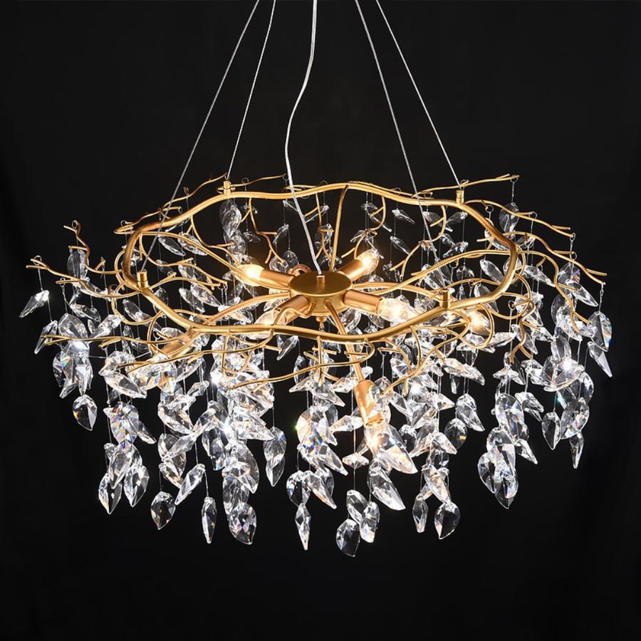 Doris Round Modern Branch Chandeliers-Chandeliers-Arialamps