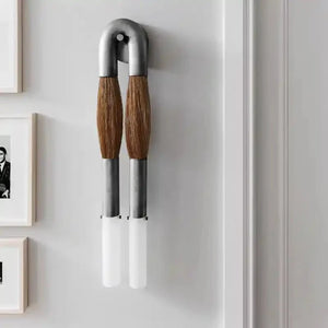 Double Head Antonia Horsehair Sconce - Arialamps