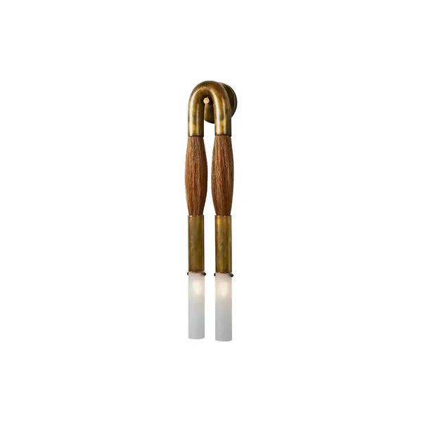 Double Head Antonia Horsehair Sconce - Arialamps