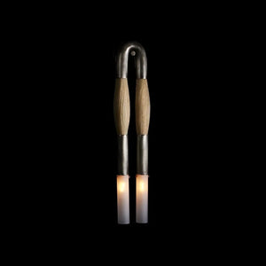 Double Head Antonia Horsehair Sconce - Arialamps