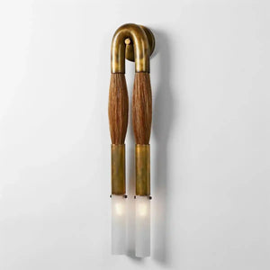 Double Head Antonia Horsehair Sconce - Arialamps