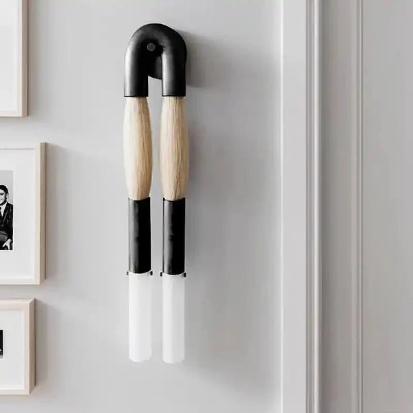 Double Head Antonia Horsehair Sconce - Arialamps
