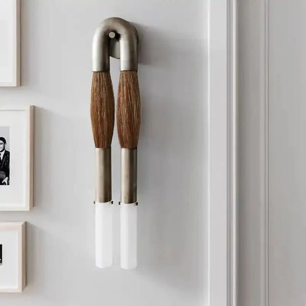 Double Head Antonia Horsehair Sconce - Arialamps