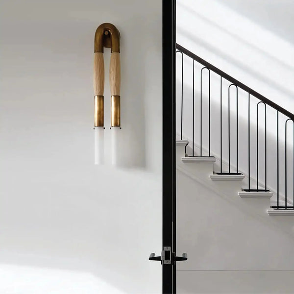 Double Head Antonia Horsehair Sconce - Arialamps