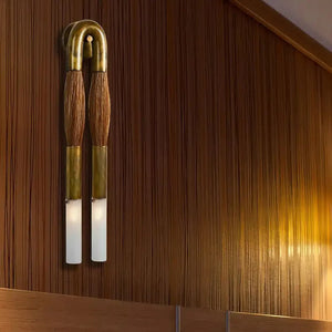 Double Head Antonia Horsehair Sconce - Arialamps