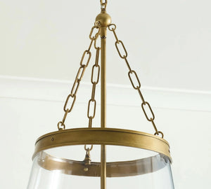 Elizabeth Glass Tapered Pendant (18") - Arialamps