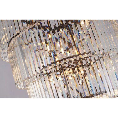 Extra Large 7 - Tier Luxury Crystal Chandelier in Black/Coffee/Gold/Chrome Finish Color - Arialamps