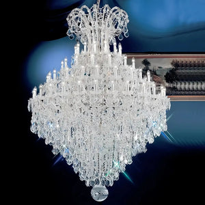 Extra Large Multi - layers Luxury Candle Branch Crystal Chandelier - Arialamps