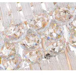 Extra Large Three Layers Round Luxury Flush Mounted Crystal Chandelier for Living Room - Arialamps