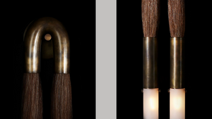 Horsehair Wall Sconce 30''H