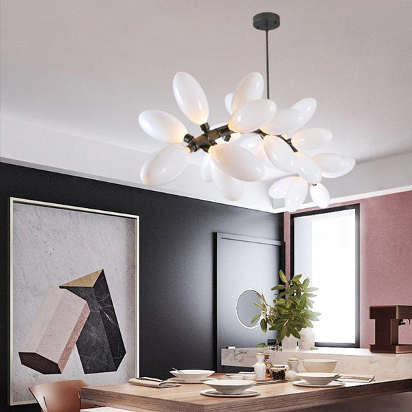 Fashion Grape Artistic Linear Chandelier-chandeliers for dining room,chandeliers for stairw-Arialamps