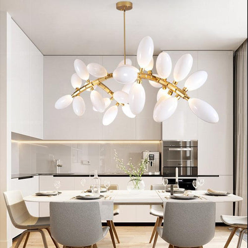 Fashion Grape Linear Chandelier 57" L-chandeliers for dining room,chandeliers for stairw-Style A-Arialamps