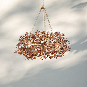 Fiore Crown Crystal Branch Chandelier 39" 48" 60“-