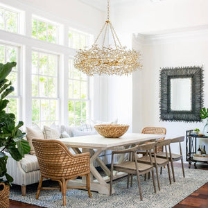 Fiore Oval Chandelier 62'' 74''-Arialamps