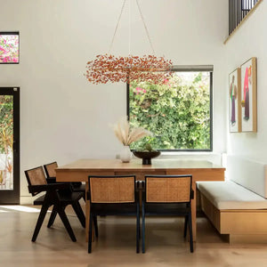Fiore Oval Chandelier 62'' 74''-62"-Brass/Amber-Arialamps