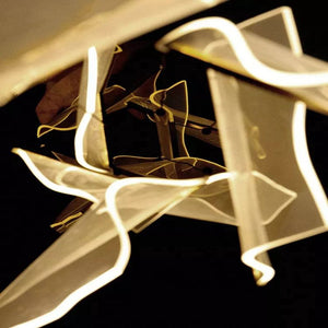 Flame Branch Chandelier-chandeliers for dining room,chandeliers for stairways,chandeliers for foyer,chandeliers for bedrooms,chandeliers for kitchen,chandeliers for living room-Arialamps